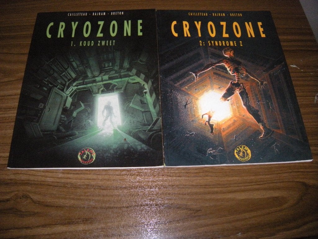 Cryozone 2 delen SC, Complete serie of reeks, Ophalen of Verzenden, Zo goed als nieuw