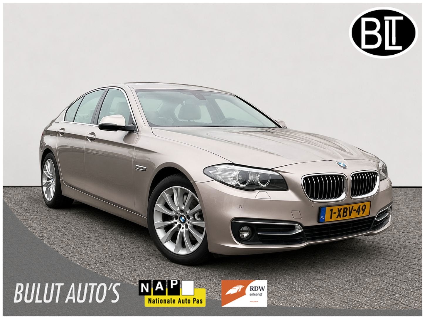 BMW 5-serie 520i Last Minute Edition AUTOMAAT* LEER* TREKHAA, Automaat, Achterwielaandrijving, Gebruikt, 4 cilinders