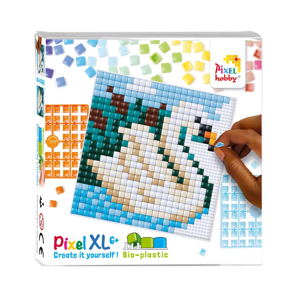 Pixelhobby Create it yourself XL set 41038 zwaan 12 x 12 cm, ., Dieren, Nieuw, Ophalen of Verzenden