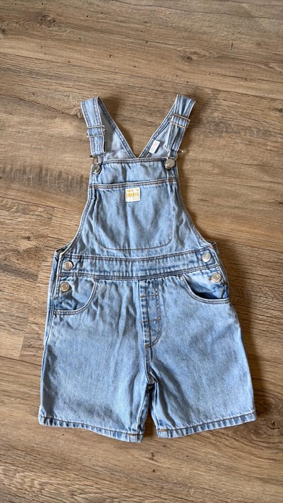 Jeans Tuinbroek | Maat 110, Ophalen of Verzenden, Zo goed als nieuw, Jongen of Meisje