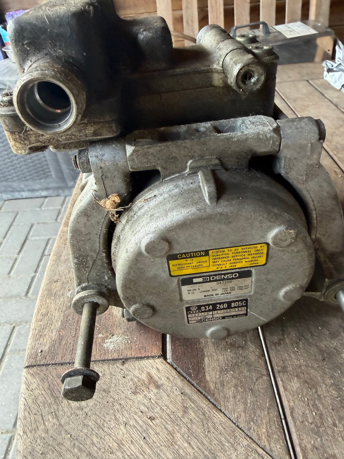 Airco compressor Volkswagen/Audi 034 260 805C, Ophalen, Gebruikt, Volkswagen