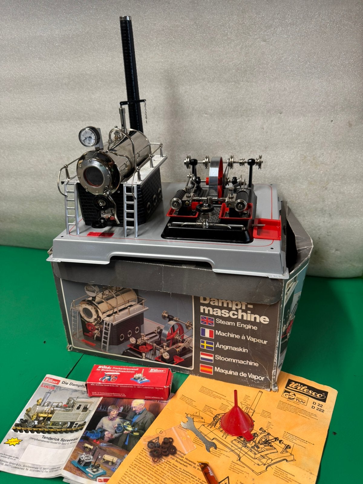 Stoommachine Wilesco D22, Ophalen of Verzenden, Zo goed als nieuw, Groter dan 1:32
