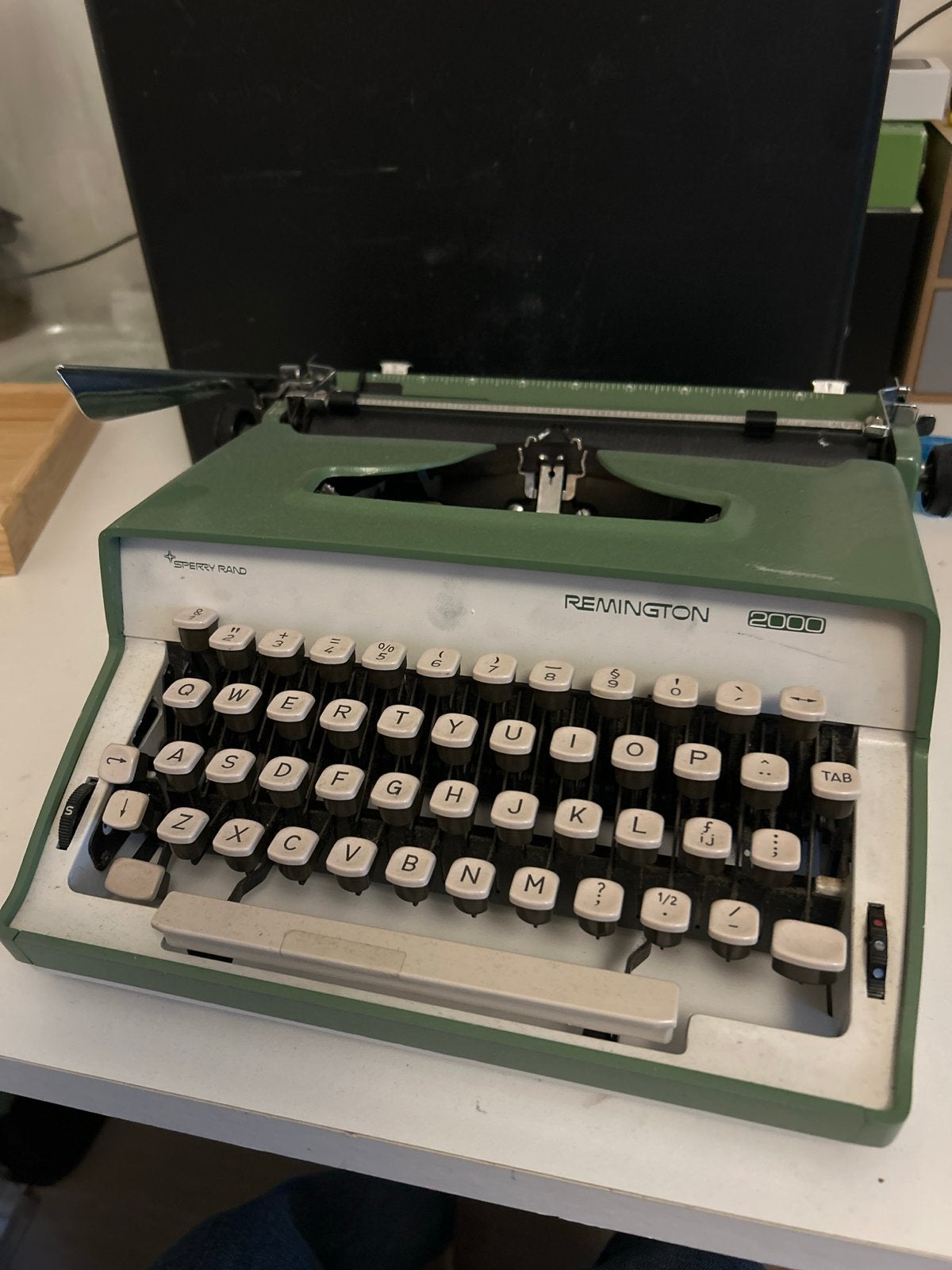 Remington 2000 sperry rand typemachine, Ophalen of Verzenden, Gebruikt