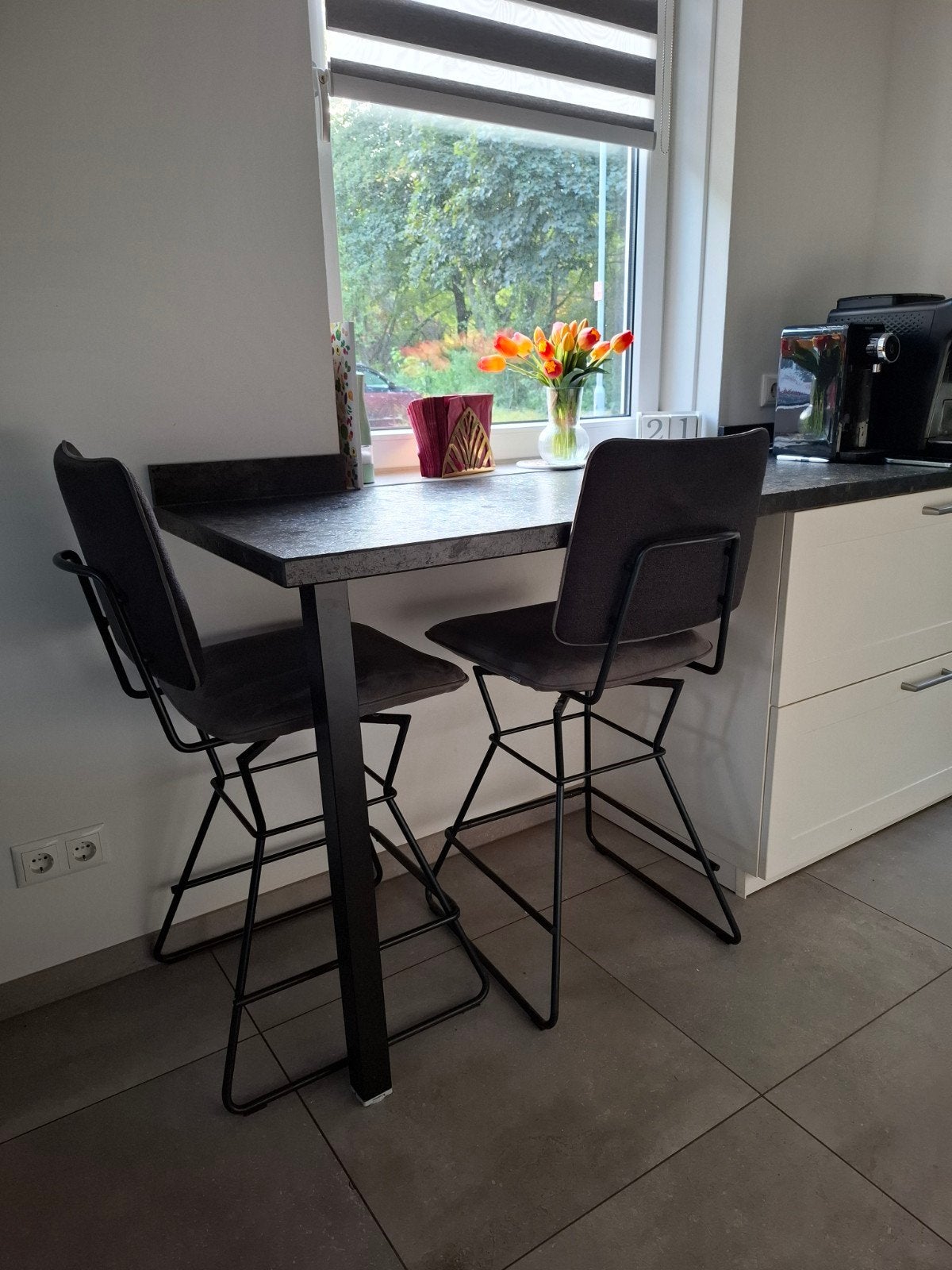 Draaibare barkrukken, Huis en Inrichting, Barkrukken, Ophalen, Draaibaar, 60 tot 90 cm, Metaal