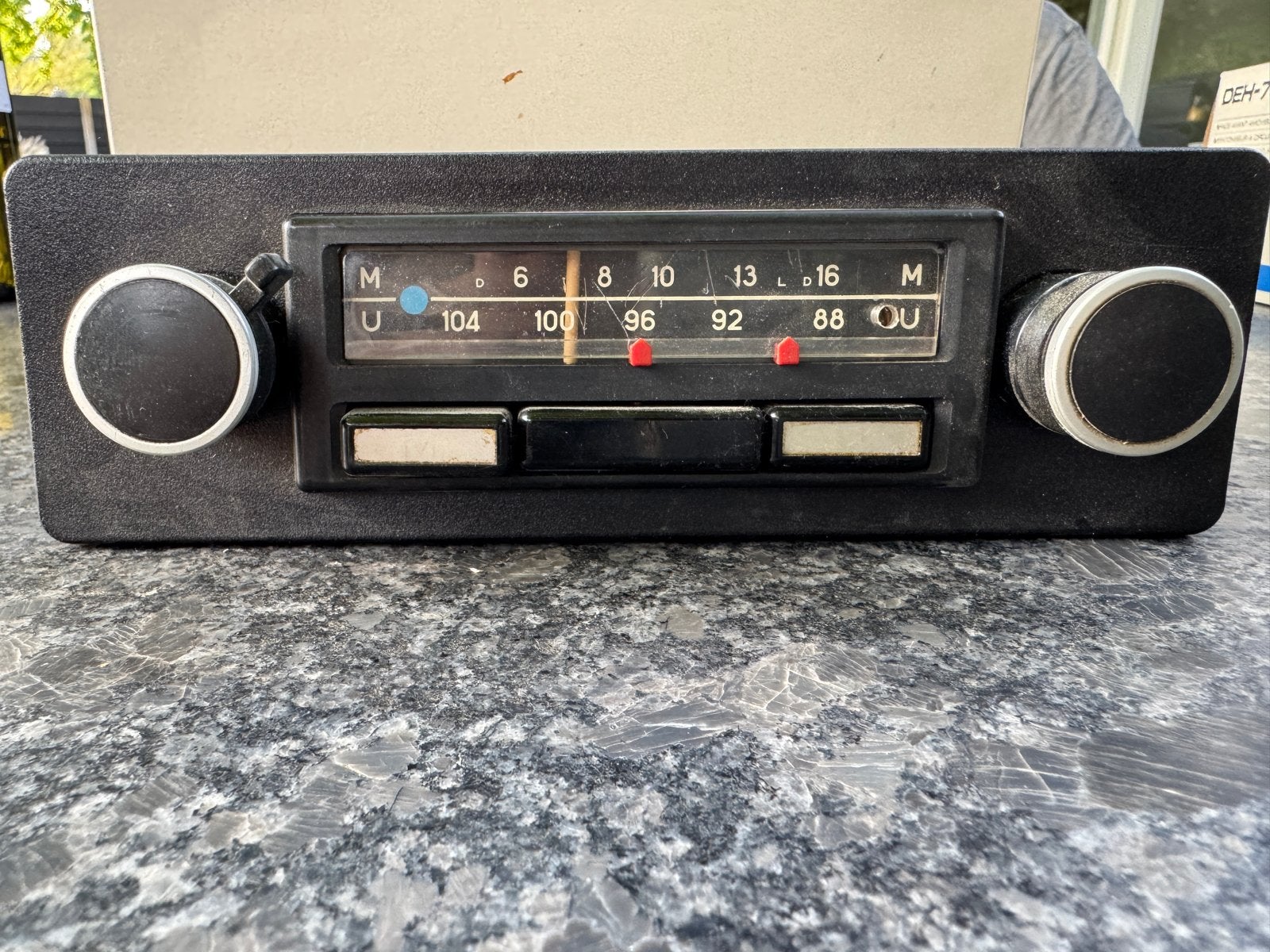 Vintage Autoradio - Klassieke Auto Radio, Auto diversen, Ophalen of Verzenden, Gebruikt