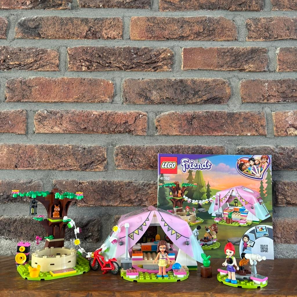 LEGO Friends - Glamping in de natuur - 41392, Gebruikt, Lego, Friends, Ophalen of Verzenden
