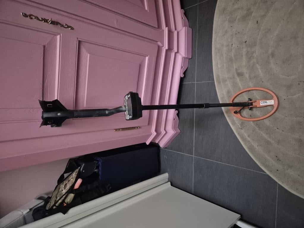 Minelab E-Trac metaaldetector met Coiltek zoekschijf, Hobby en Vrije tijd, Ophalen of Verzenden, Overige merken