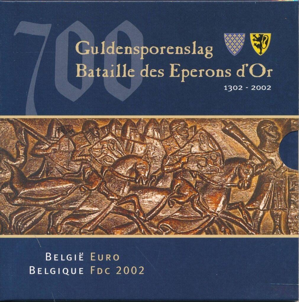 FDC Belgie euro set 2002, Verzenden, Setje