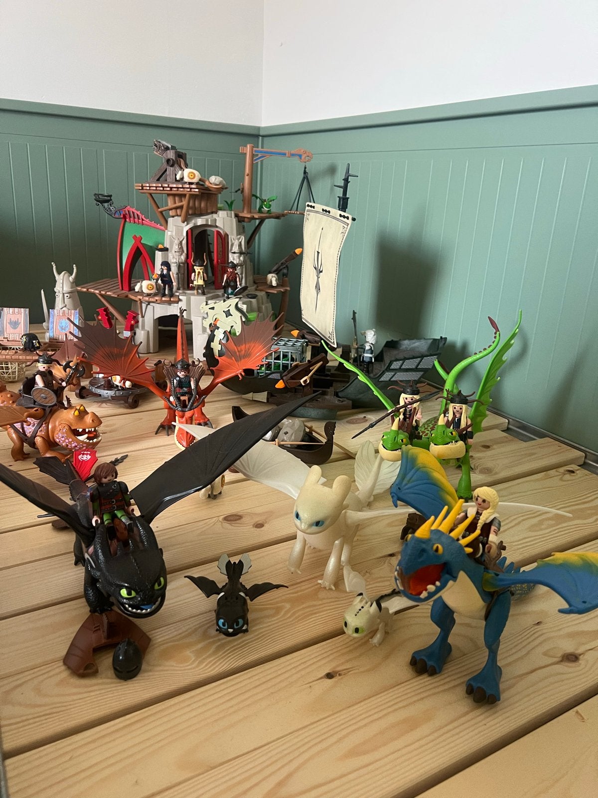 Playmobil HOE TEM JE EEN DRAAK / HOW TO TRAIN A DRAGON, Ophalen, Gebruikt, Gebouw, Complete set