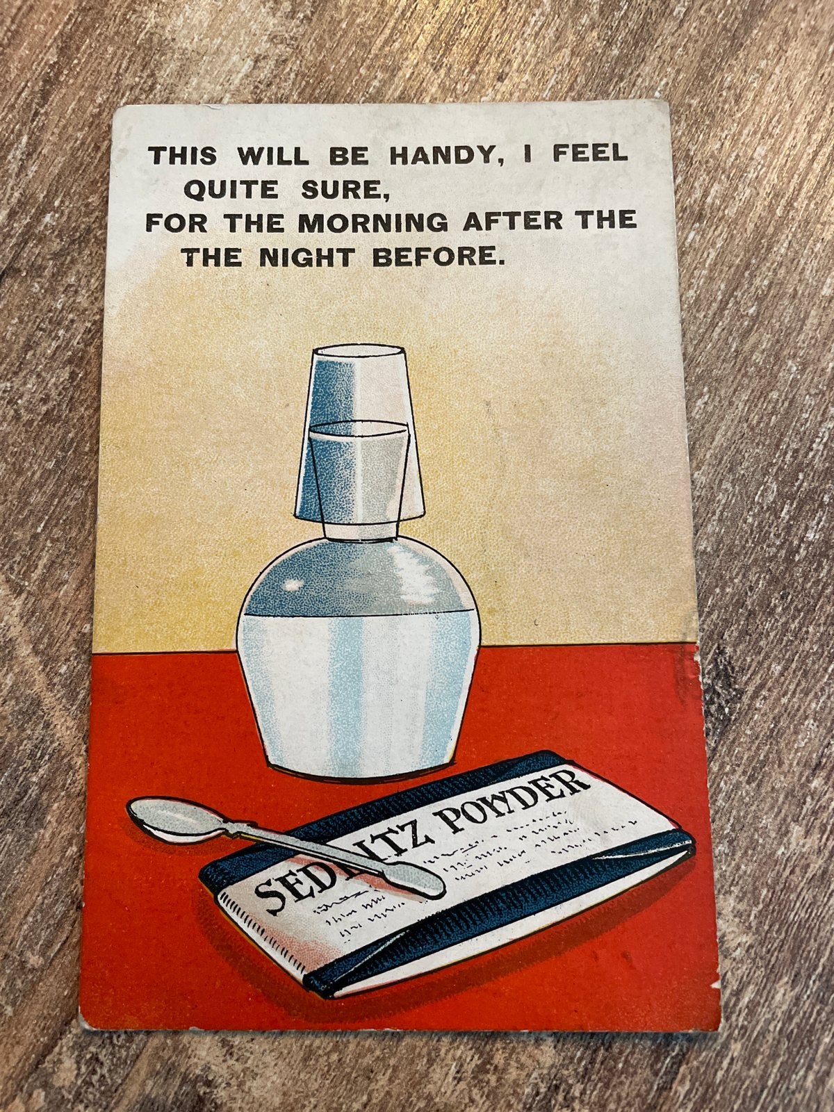 Vintage Ansichtkaart: "This Will Be Handy" - Humoristisch, Verzamelen, Ophalen of Verzenden, Voor 1920, Gelopen, Overige thema's