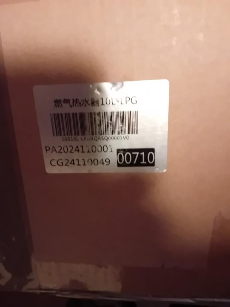 Te koop nieuwe geiser 10 liter., Ophalen, Nieuw