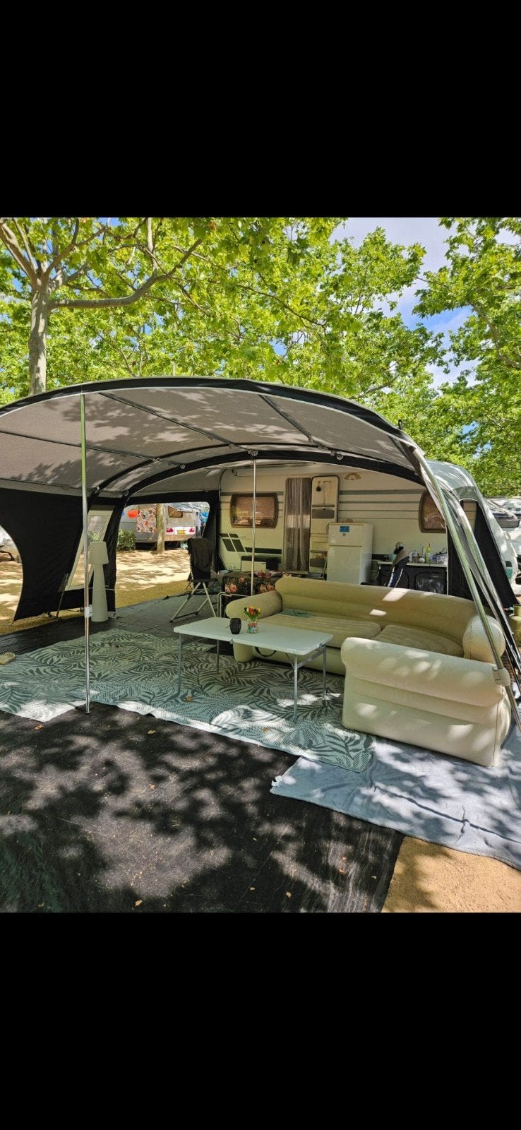 Chateau Calista 450,nu in prijs gedaald. - Complete caravan, Caravans en Kamperen, Chateau, Rondzit, Frans bed, Particulier