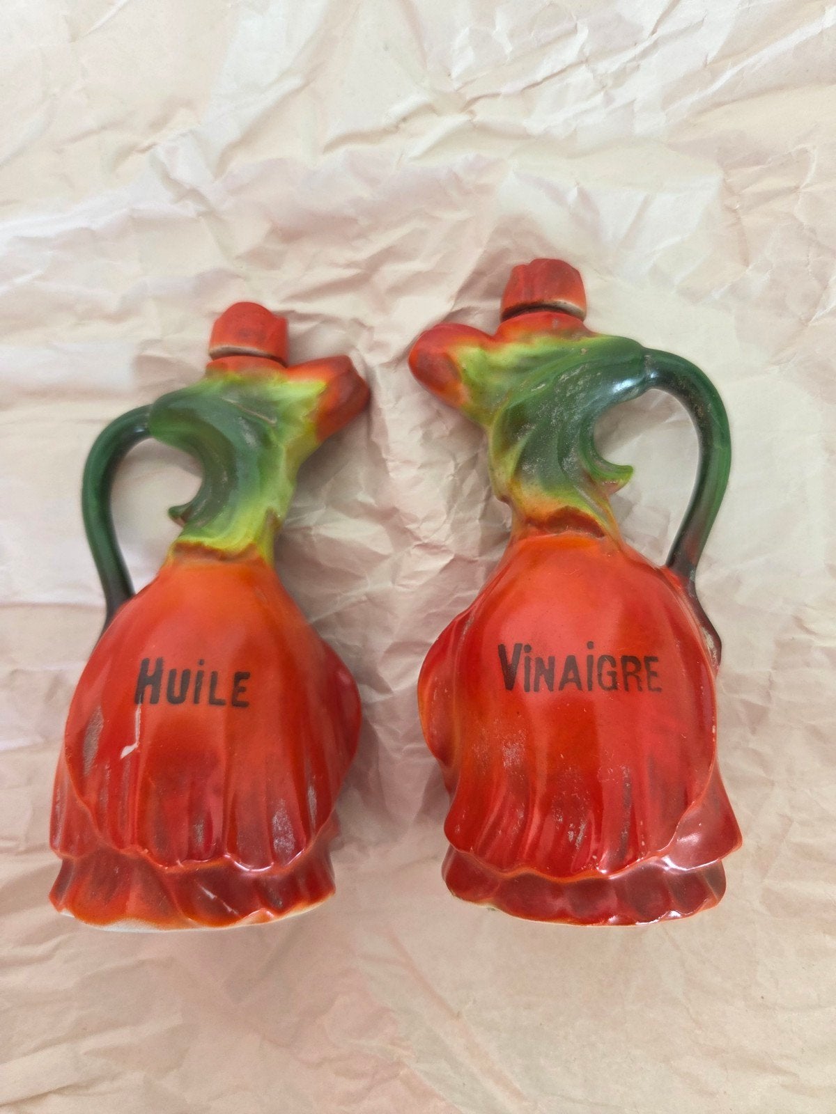Olie- en azijnstel brocante uit Frankrijk, Antiek en Kunst, Ophalen of Verzenden