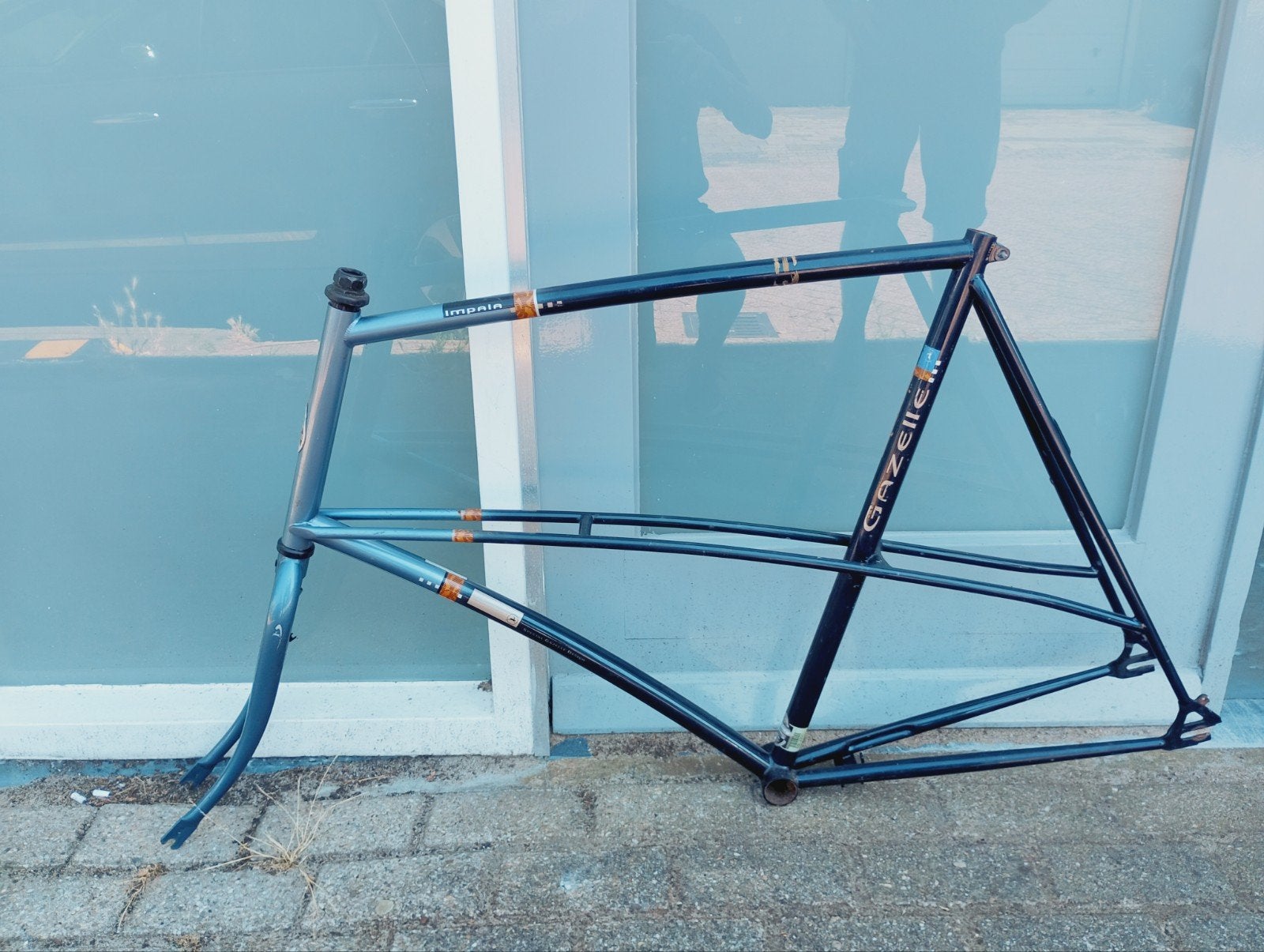 Gazelle Impala fietsframe, 70 cm, zgan, Ophalen, Zo goed als nieuw, Frame, Gazelle