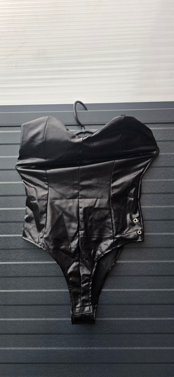Zwarte Bunny Set: Bodysuit, Visnet Panty & Oortjes, Maat 38/40 (M), Carnaval, Verzenden, Nieuw