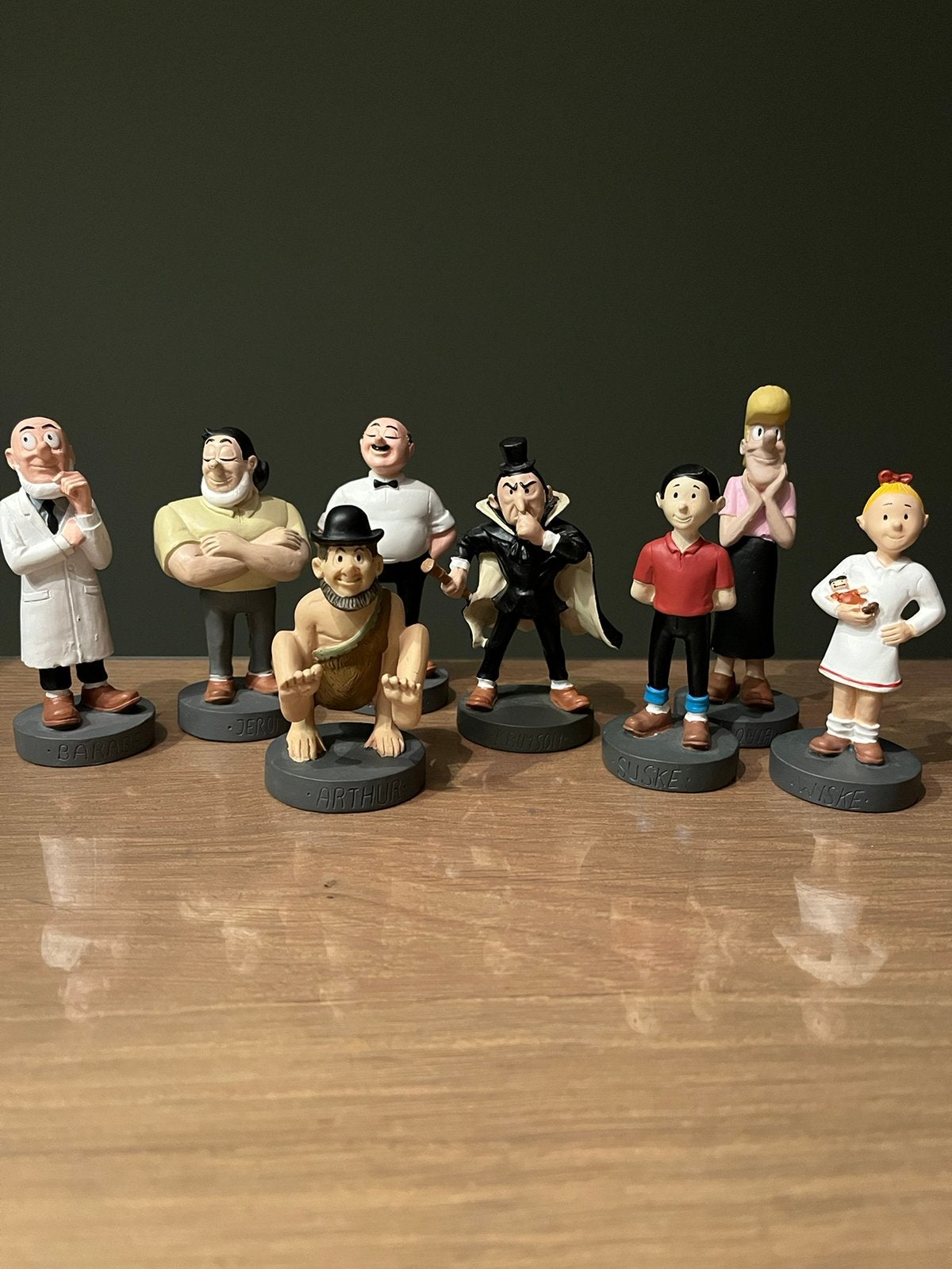 Gave set Suske en Wiske poppetjes, Verzamelen, Stripfiguren, Ophalen of Verzenden, Suske en Wiske, Zo goed als nieuw, Beeldje of Figuurtje