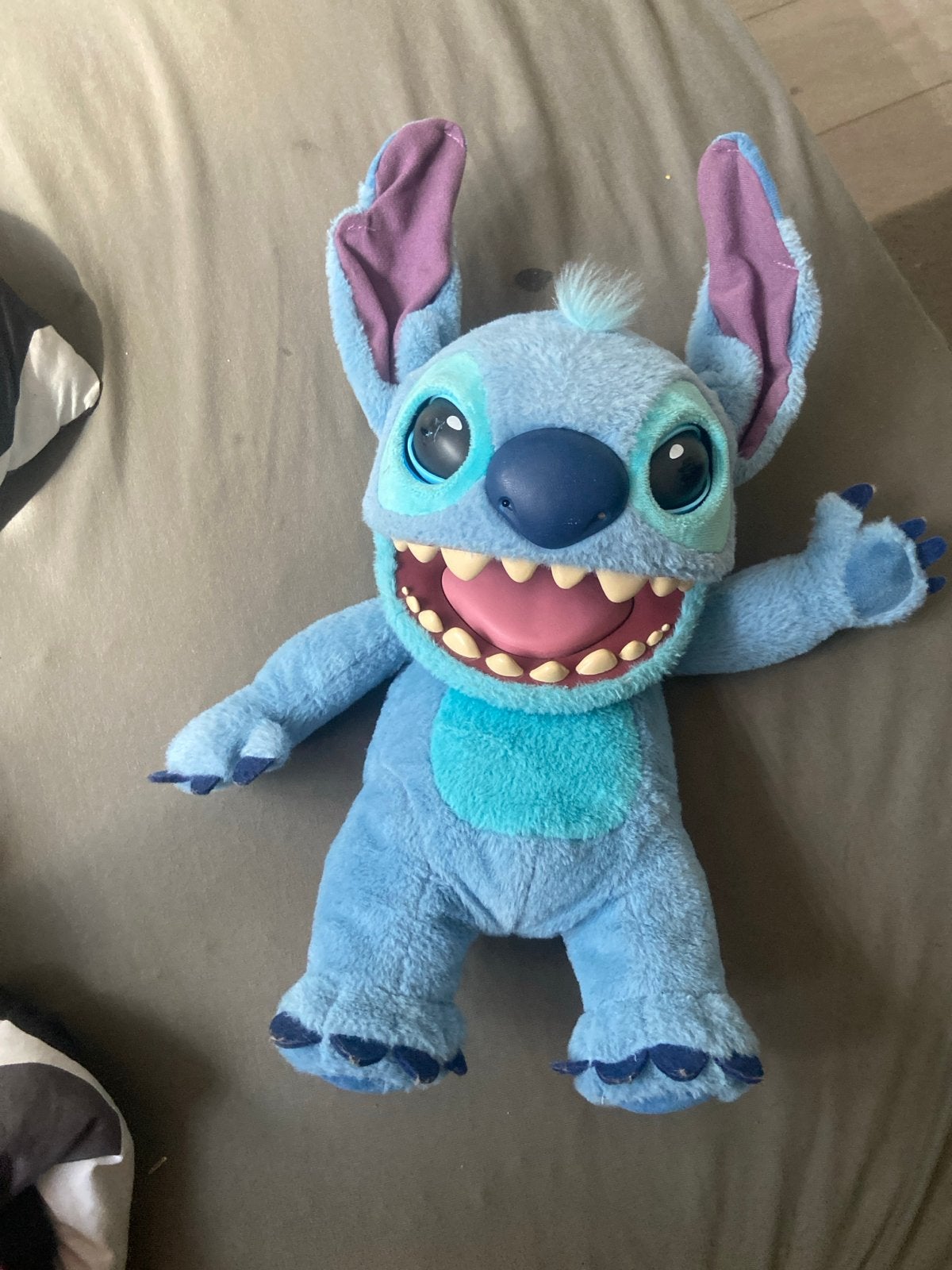 Interactieve Stitch knuffel - praat, knippert, beweegt oren, Ophalen, Disney, Overige typen, Blauw