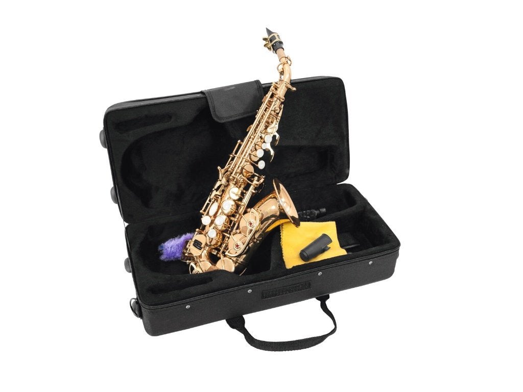 DIMAVERY SP-20 Bb Soprano Saxophone gold, ., Saxofoon, Nieuw, Ophalen of Verzenden