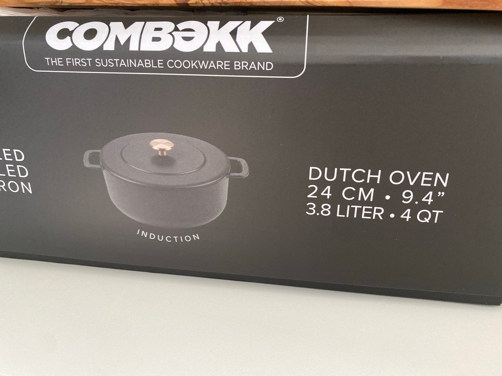 COMBEKK Dutch Oven 24 cm - Gietijzeren Braadpan, Met deksel, Nieuw, Ophalen of Verzenden, Overige merken