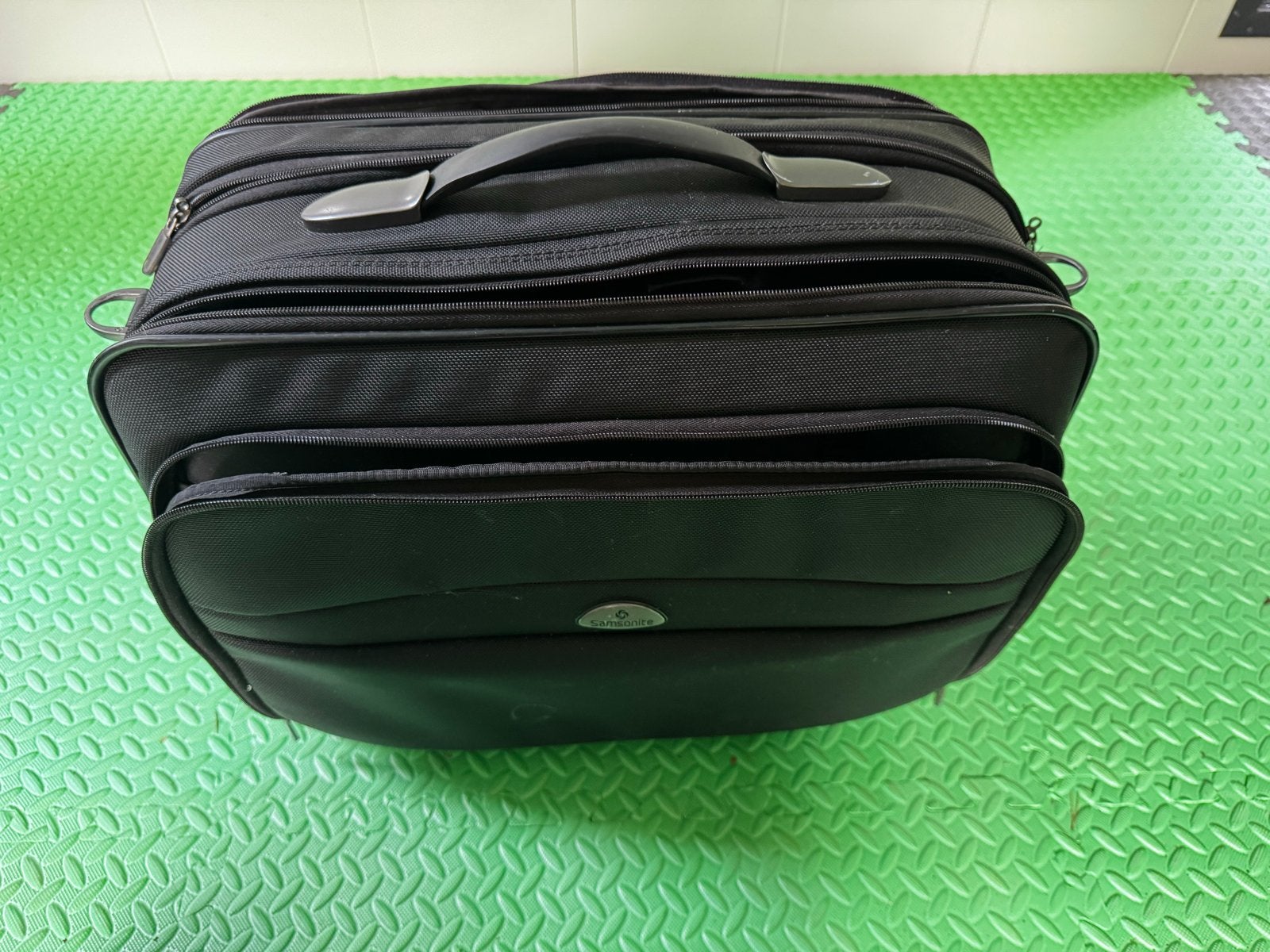 Samsonite overnight Laptoptas op wieltjes - Handbagage, 40 tot 60 cm, Gebruikt, 20 tot 30 cm, Zwart