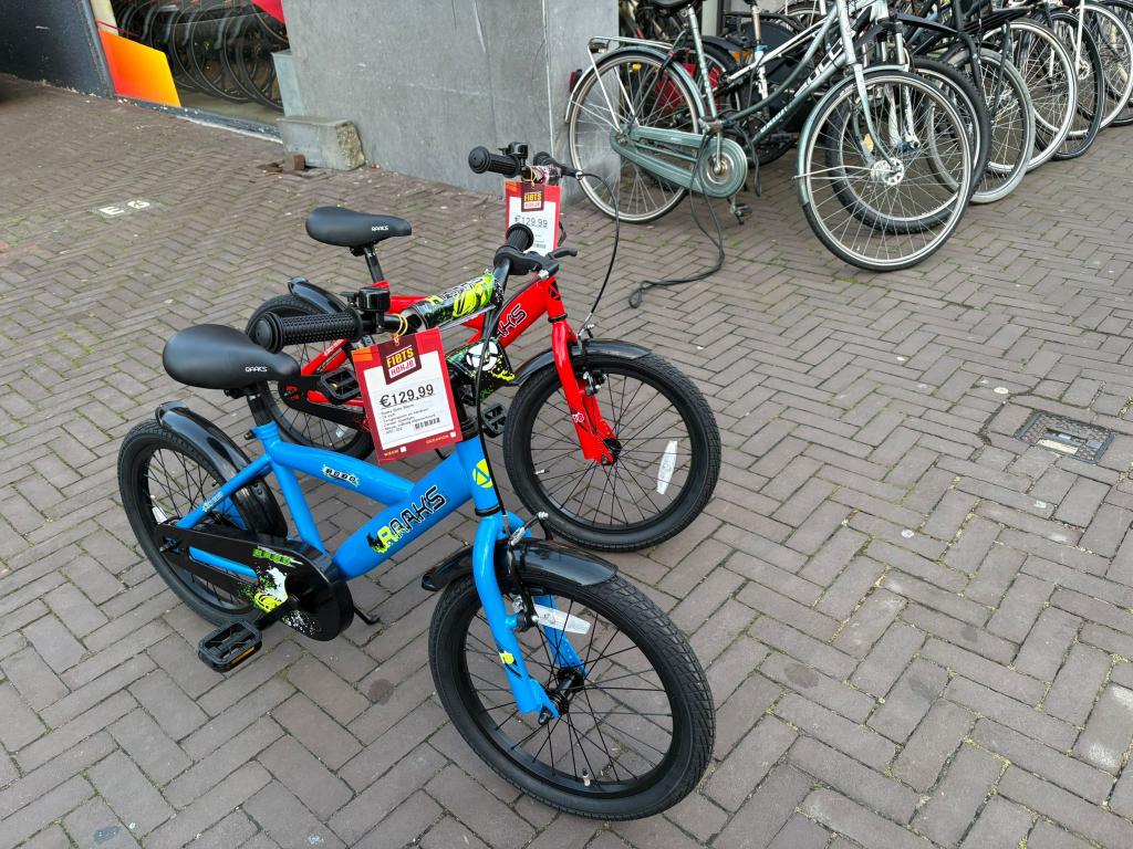 Fietshokje Raaks: Raaks Bobo 18 inch Nieuw, Fietsen en Brommers, Fietsen | Kinderfietsjes, Terugtraprem, 16 tot 20 inch, Niet ingevuld