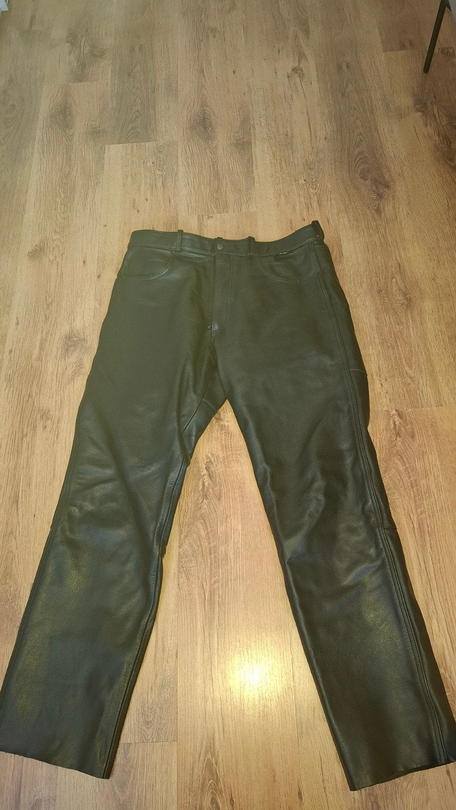 MQP Leren Motorbroek Maat 56 - Zwart, Motoren, Broek | leer, Heren, MQP, Ophalen of Verzenden