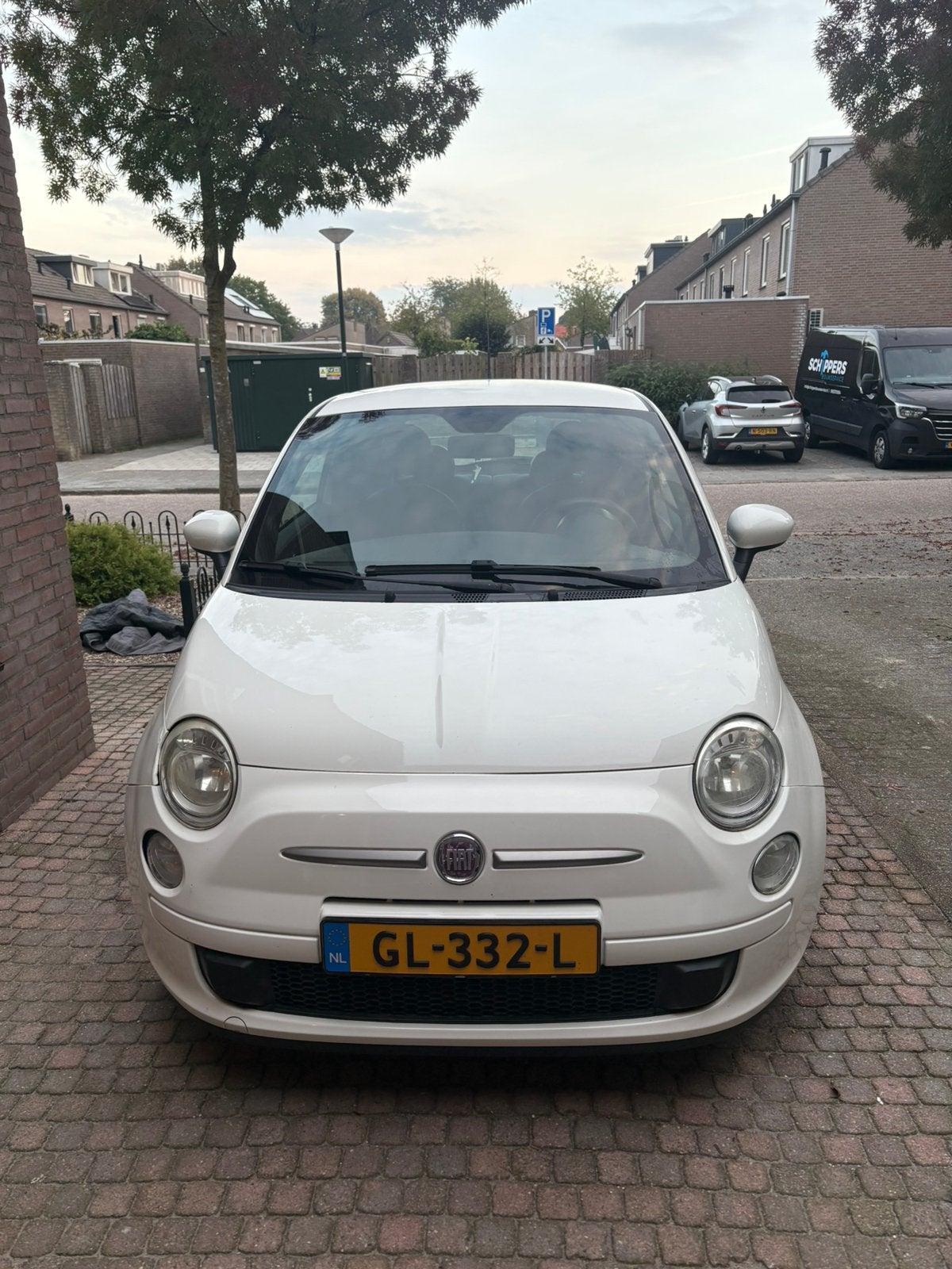 Fiat 500 0.9 85pk Twinair Turbo 2012 Wit, Auto's, Voorwielaandrijving, 31 €/maand, Handgeschakeld, Particulier