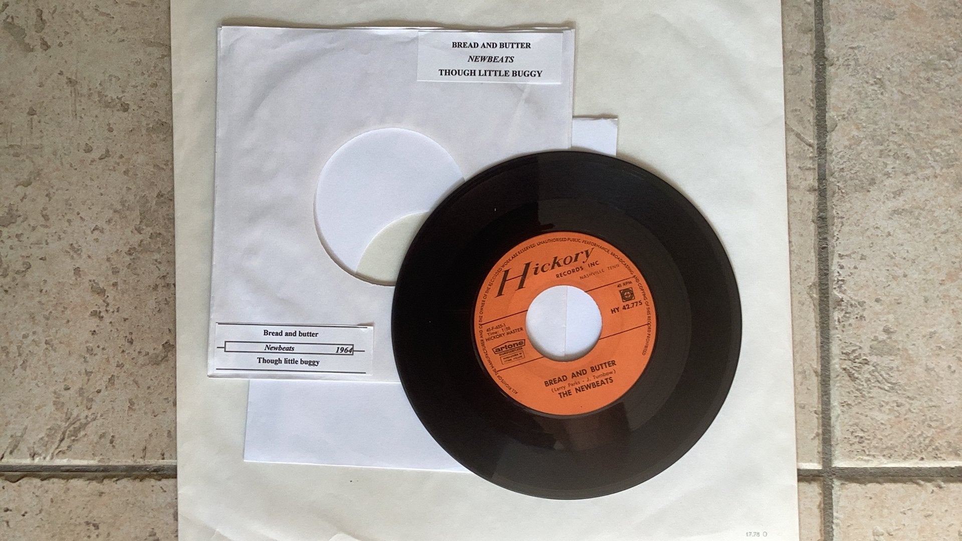 Single The Newbeats - Bread and butter, Ophalen of Verzenden, Gebruikt, 7 inch, Pop