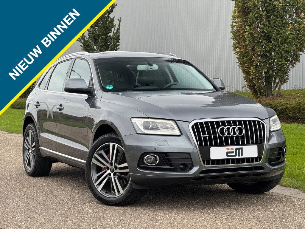 Audi Q5 3.0 TFSI Quattro Pano Cam Trekhaak NAP, Auto's, Automaat, Euro 5, Gebruikt, Panoramadak