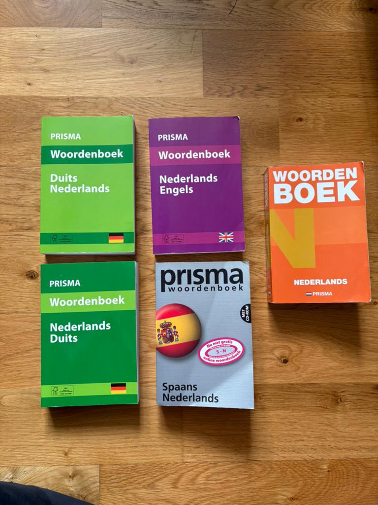Prisma Woordenboeken: Duits, Engels, Nederlands, Spaans, Ophalen of Verzenden, Gelezen, Prisma of Spectrum, Duits