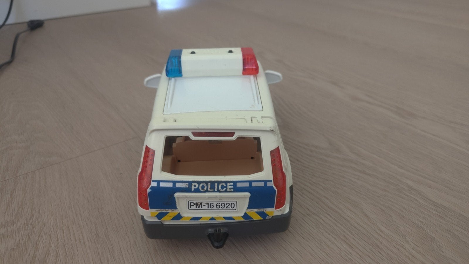 Playmobil politieauto met figuren en accessoires, Ophalen of Verzenden, Gebruikt