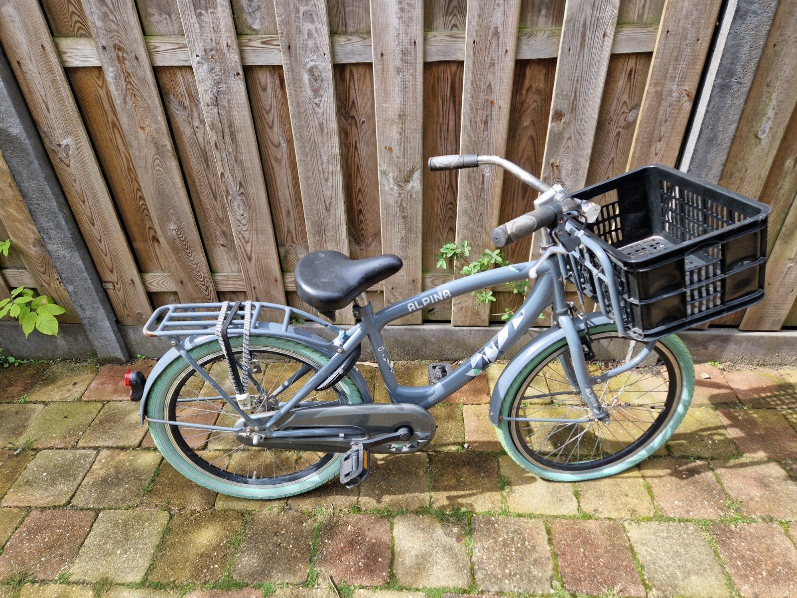22 inch jongensfiets met terugtraprem - Alpina, Ophalen of Verzenden, Gebruikt, Terugtraprem, Overige merken