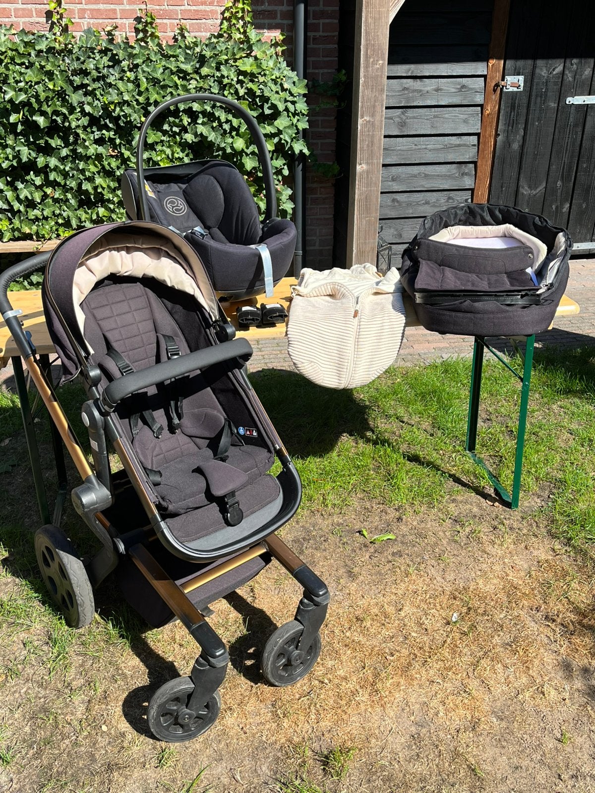 Joolz Day 3 - complete set met Maxi Cosi, winterzak en wieg, Kinderen en Baby's, Ophalen, Zo goed als nieuw