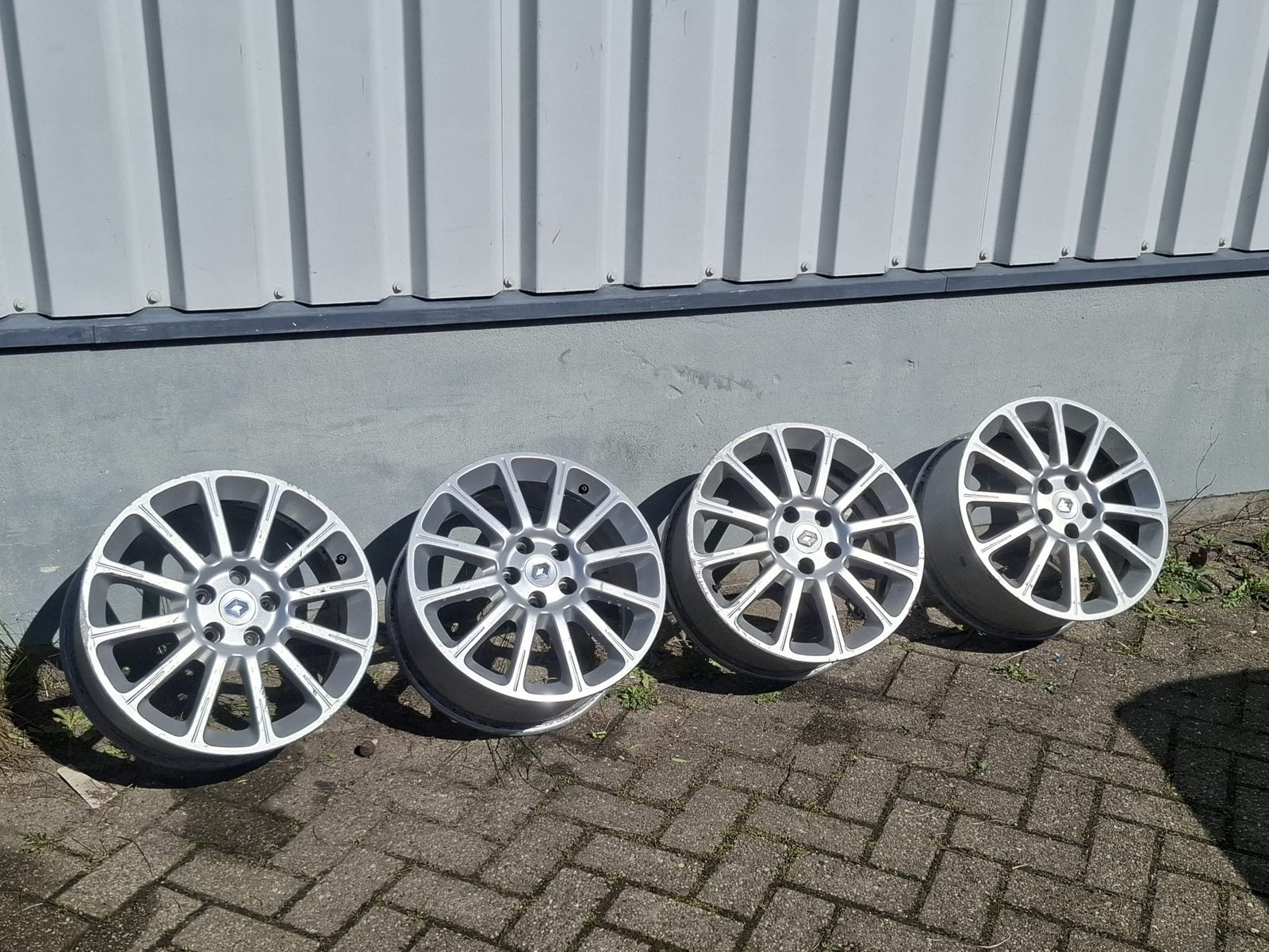 Renault Clio 3 rs sport bebop wielen 17 inch 5x108, Ophalen, 17 inch, Zomerbanden, Banden en Velgen