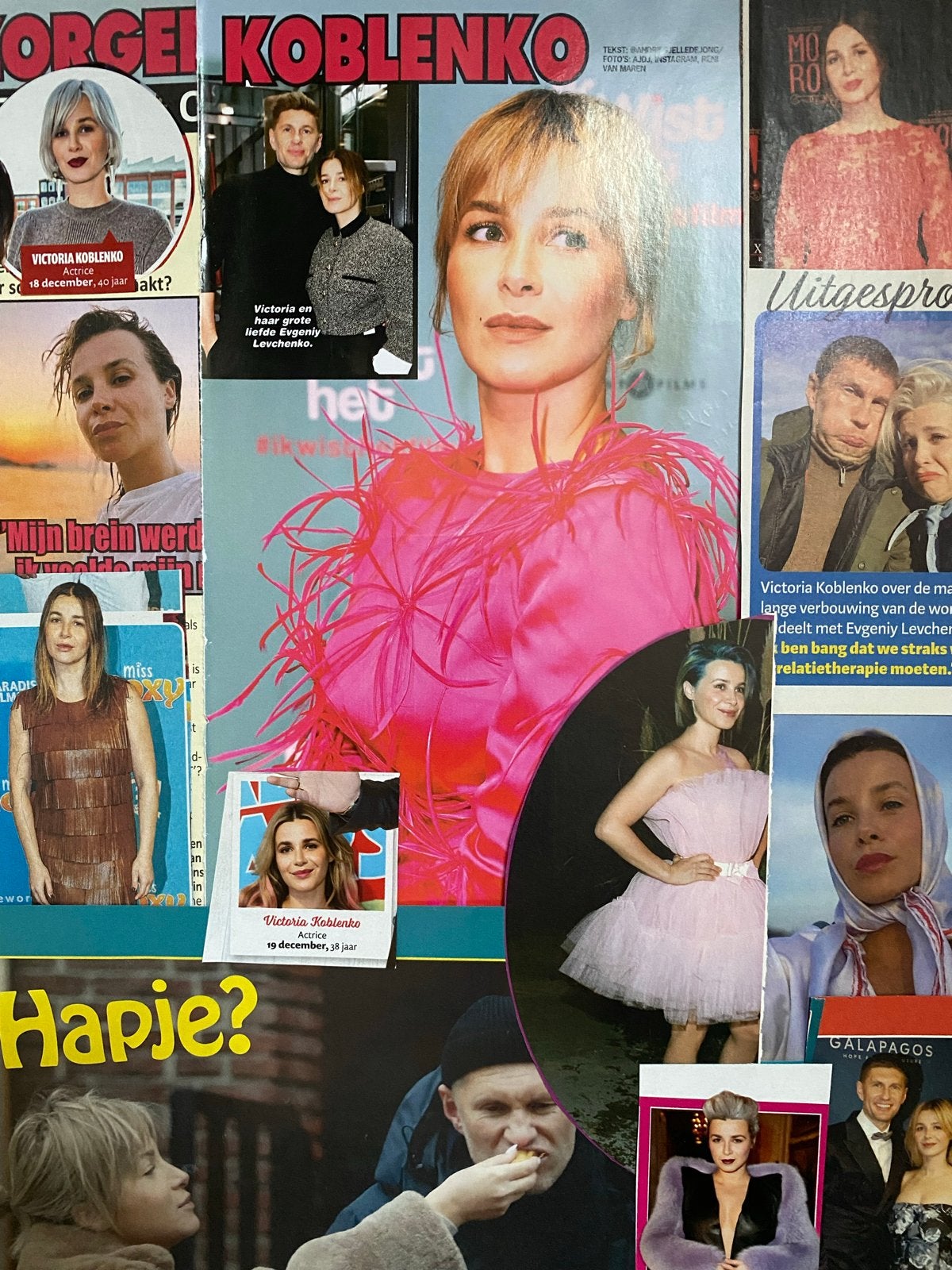 Victoria Koblenko knipsels Collectie, Boeken, Ophalen of Verzenden, Gelezen, Gossip of Showbizz