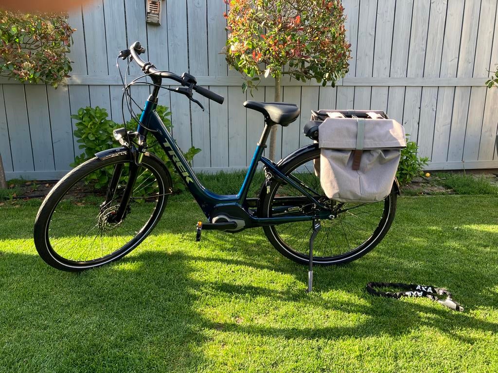 Trek District+1 Ebike Powerpack 300 en hangslot, Fietsen en Brommers, Elektrische fietsen, Ophalen, Gebruikt, Overige merken