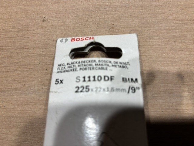 18 Recipro Staal en Hout Zaagbladen, Ophalen, 70 mm of meer, Nieuw, Reciprozaag