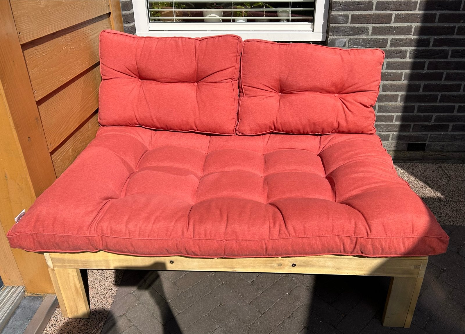 Loungekussens / Palletkussens - Terra kleur, Tuin en Terras, Tuinmeubel-accessoires, Ophalen, Gebruikt