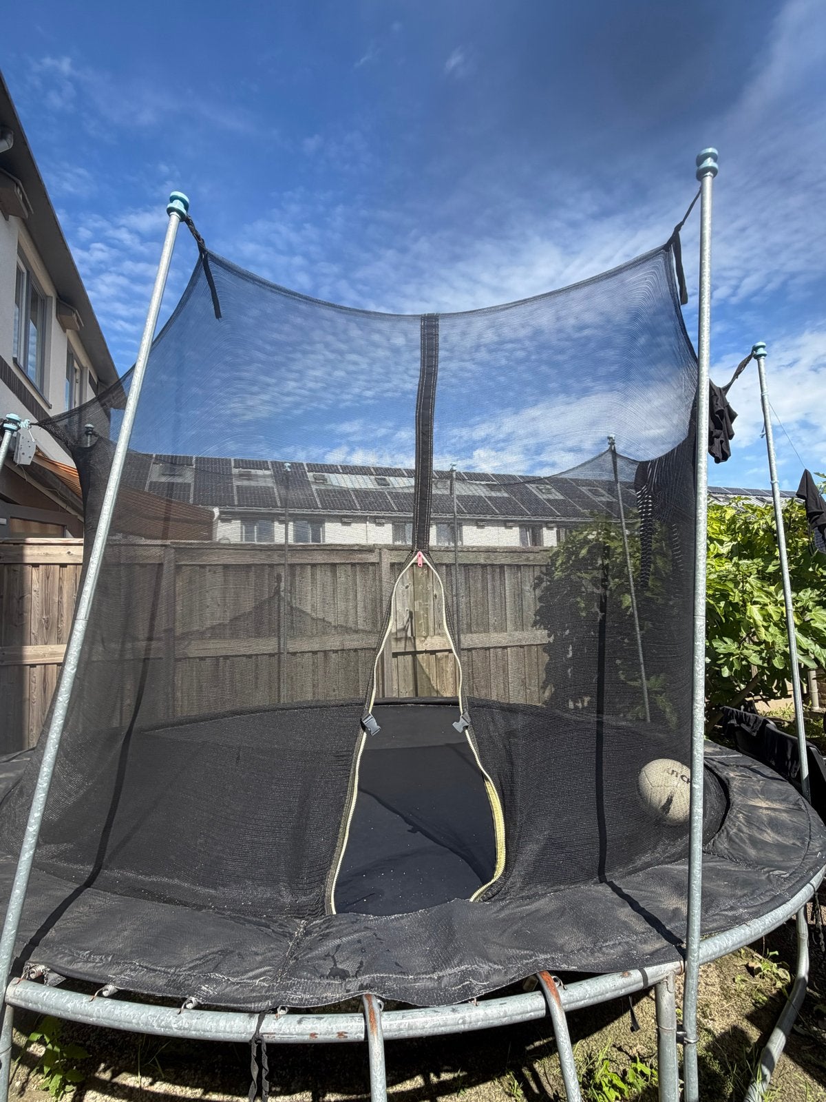 Trampoline met veiligheidsnet - Gebruikt, Ophalen, Gebruikt