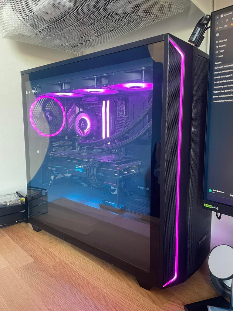 High-End Custom Gaming PC Ryzen 9 / RX 7900 XTX / 32GB DDR5, Ophalen, 32 GB, Zelf gebouwde pc, Zo goed als nieuw