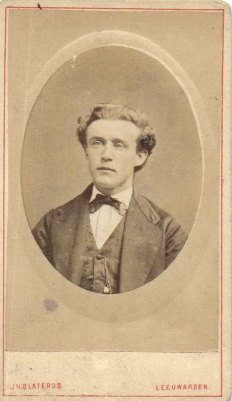 CDV - J.H. Slaterus -Photograph - Leeuwarden -oud gebold, Gebruikt, Verzenden, Foto, Klederdracht