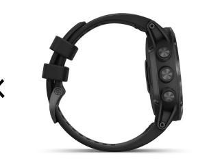 Horlogeband houder rubber siliconen ring 26mm Fenix 5x 6x 7x, Ophalen of Verzenden, Nieuw, Zwart, Android