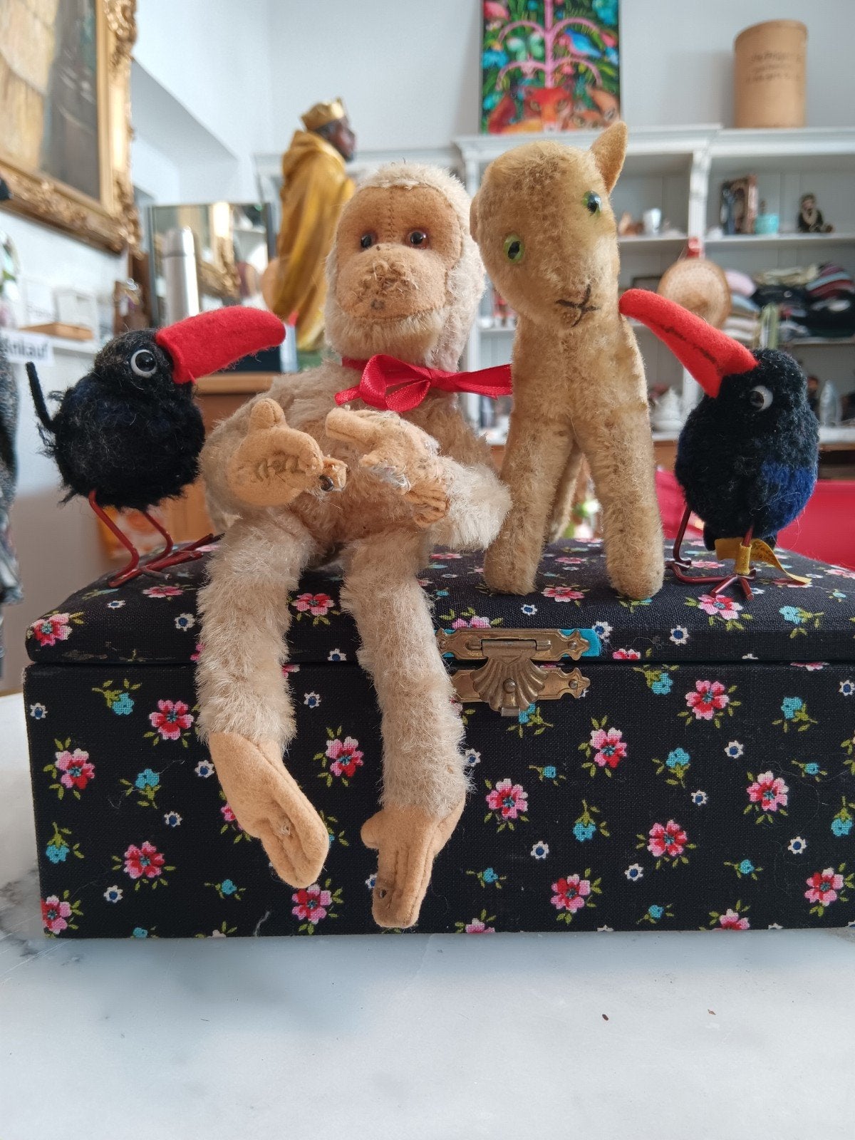 Antieke Steiff Dieren, Antiek en Kunst, Antiek | Speelgoed, Verzenden