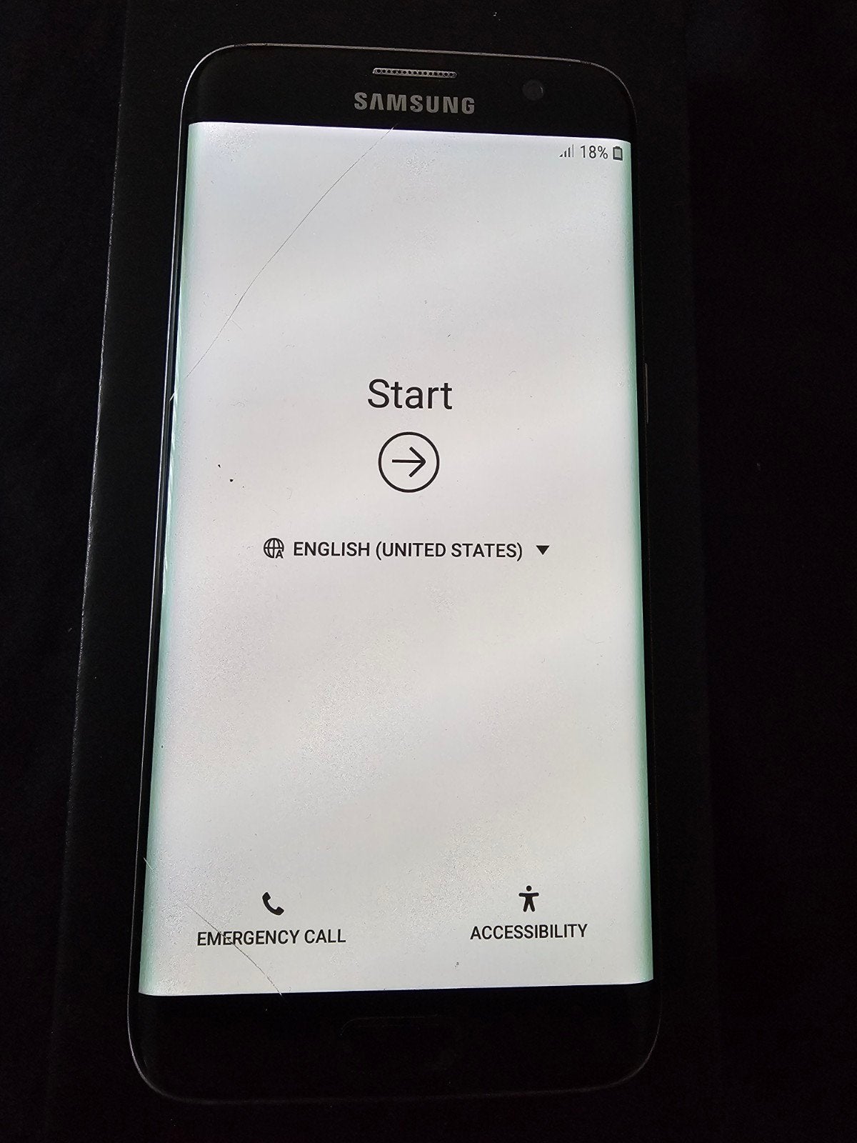 Samsung Galaxy S7 Edge - Voor onderdelen, scherm gebroken, Telecommunicatie, Mobiele telefoons | Samsung, Ophalen of Verzenden