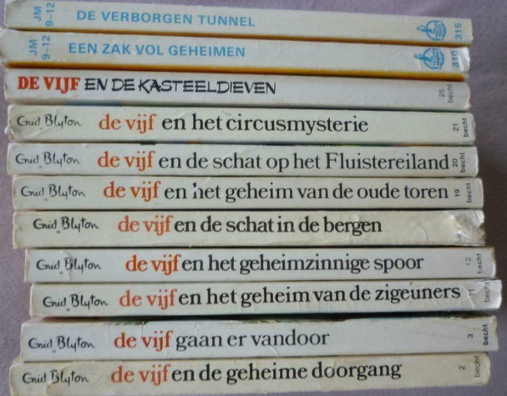 De Vijf-Enid Blyton-Nrs. 2,3,11,12,14,19,20,21,25,310,315"", Ophalen of Verzenden, Gelezen, Enid Blyton