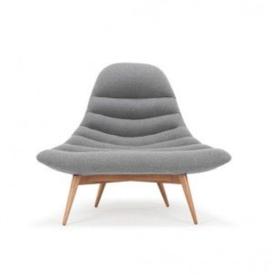 Sofacompany Eton Lounge Stoel - Grijs wolmelange, Huis en Inrichting, Stoelen, Ophalen, Modern scandinavisch, Zo goed als nieuw