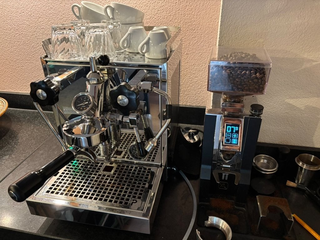 Profitec Pro 600 incl Flow Control + Eureka Mignon XL, Ophalen, Espresso apparaat, 10 kopjes of meer, Koffiebonen