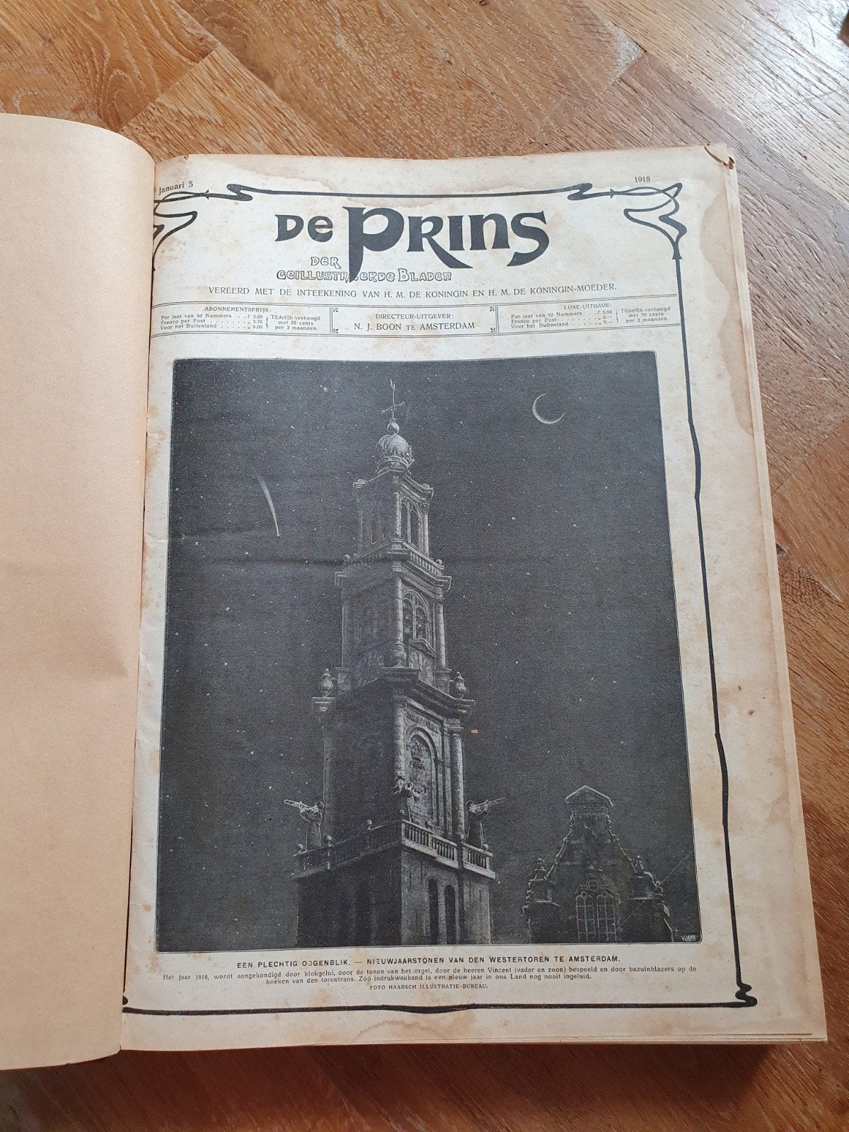 Oude "De prins" uit 1918, Ophalen of Verzenden