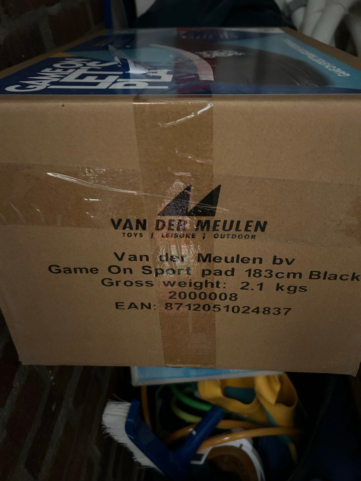 Game On Sport  trampoline-rand 183cm Zwart - Nieuw in doos, Ophalen, Nieuw