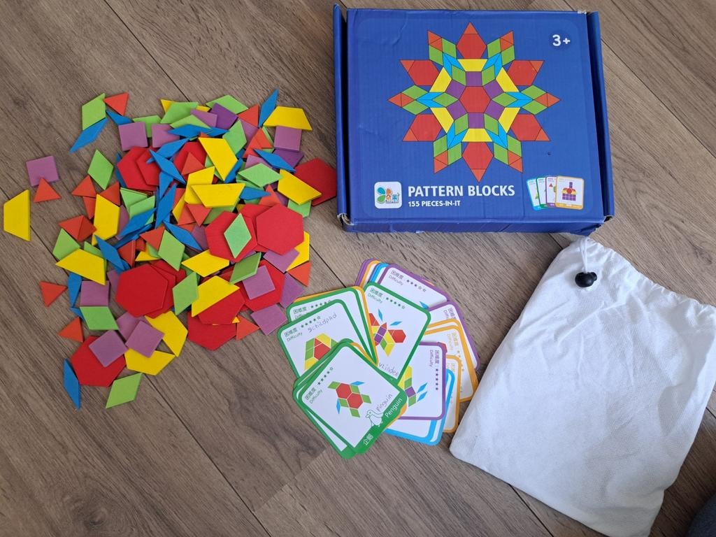 Houten Tangram spel, Ophalen of Verzenden